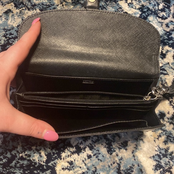 Black Coach Wristlet Wallet - Picture 7 of 8